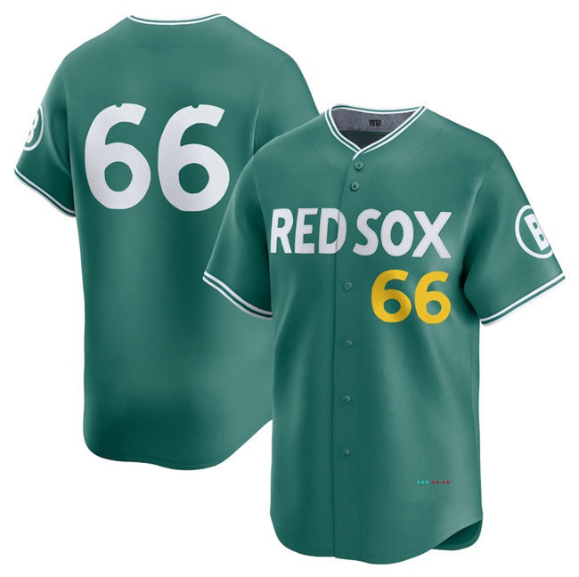 Boston Red Sox #66 Brayan Bello Green 2025 City Connect Limited Stitched Baseball Jersey