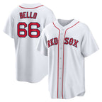 Boston Red Sox #66 Brayan Bello White Home Replica Baseball Jersey