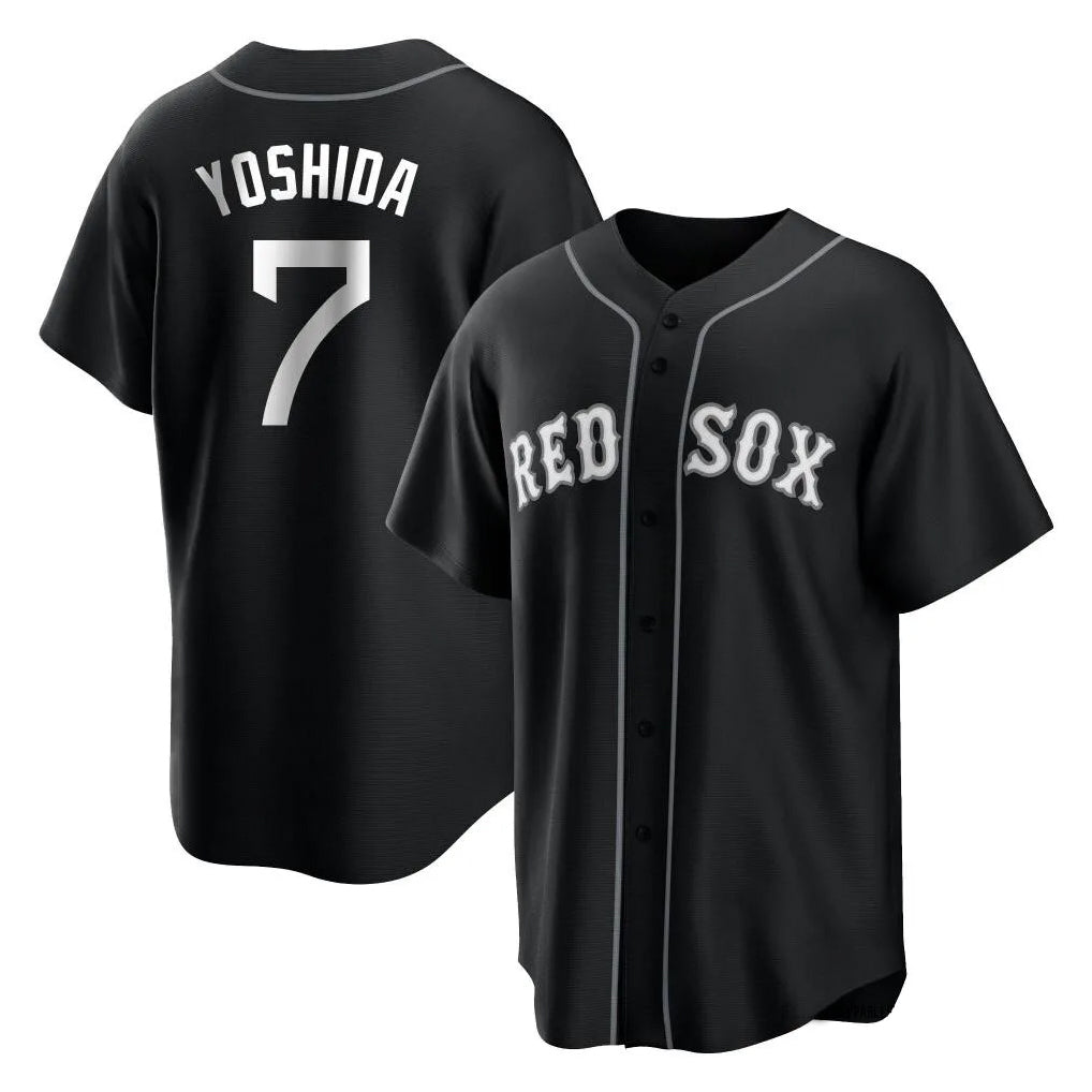 Boston Red Sox #7 Masataka Yoshida Player Black Home Game Stitched Baseball Jersey