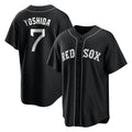 Boston Red Sox #7 Masataka Yoshida Player Black Home Game Stitched Baseball Jersey