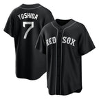 Boston Red Sox #7 Masataka Yoshida Player Black Home Game Stitched Baseball Jersey