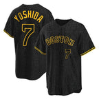 Boston Red Sox #7 Masataka Yoshida Player Black Snake Skin City Home Game Stitched Baseball Jersey