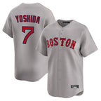 Boston Red Sox #7 Masataka Yoshida Player Gray Road Limited Home Game Stitched Baseball Jersey