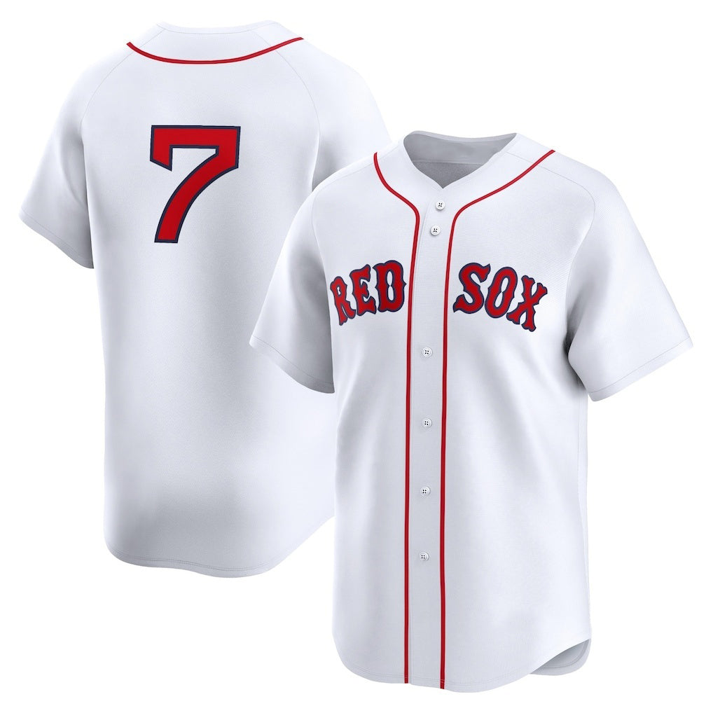 Boston Red Sox #7 Masataka Yoshida White Home Limited Player Baseball Jersey