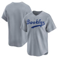 Brooklyn Dodgers Gray Throwback Cooperstown Collection Limited Baseball Jersey