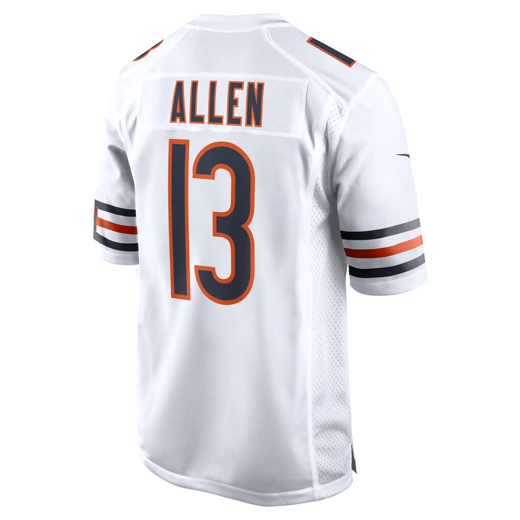 C.Bears #13 Keenan Allen White Game Stitched Football American Jersey
