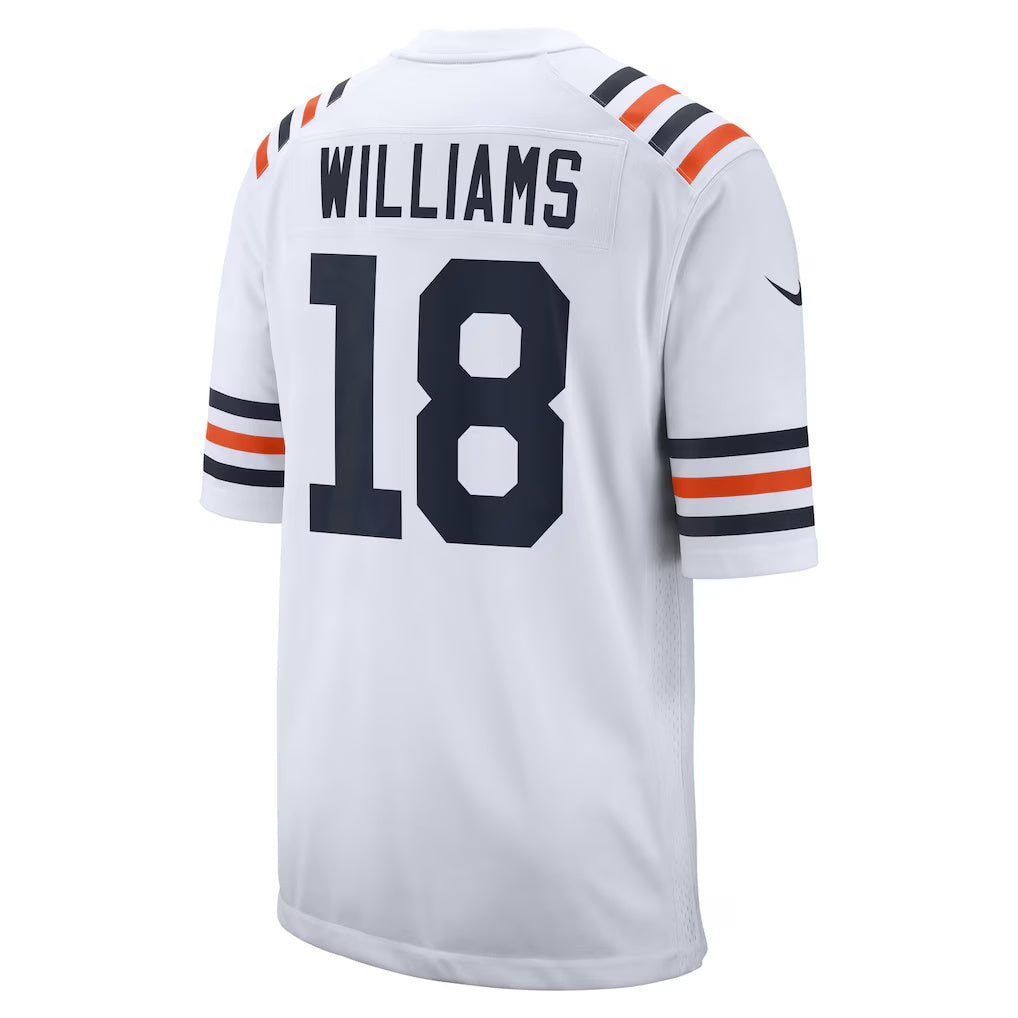 C.Bears #18 Caleb Williams White 2024 Draft 2nd Alternate Game Player Stitched Football American Jersey