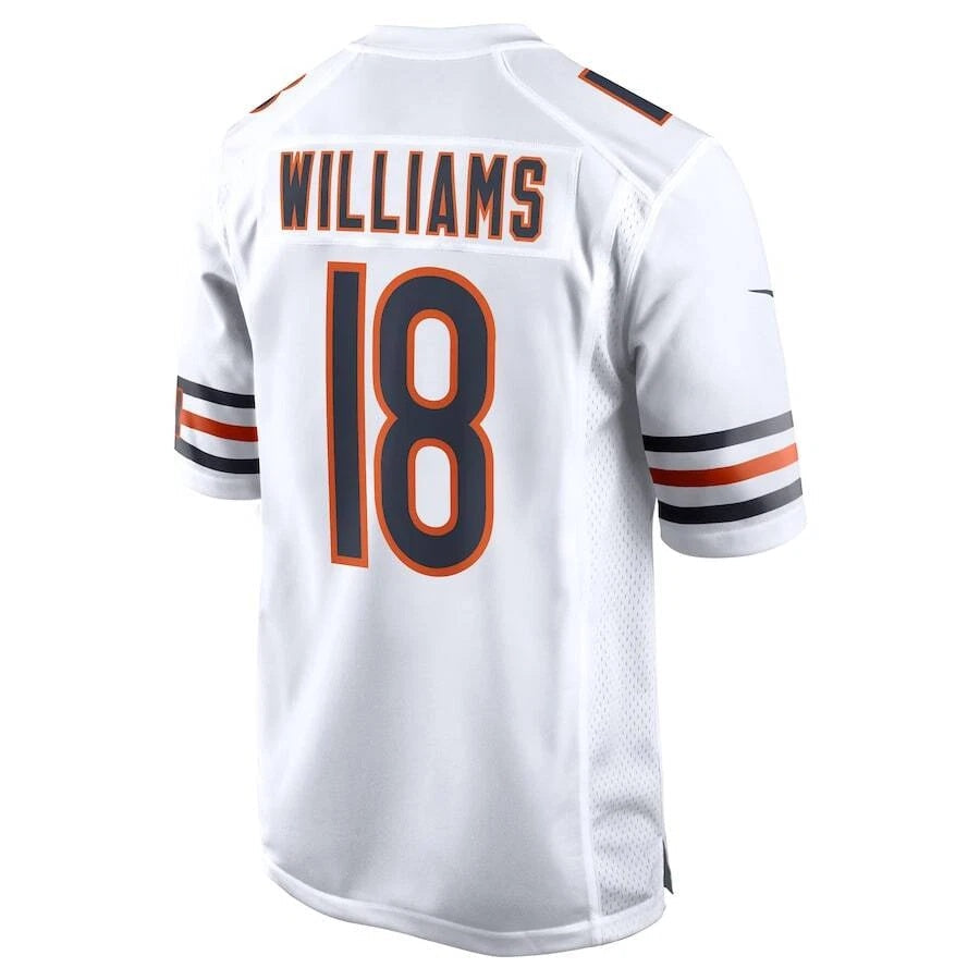 C.Bears #18 Caleb Williams White Alternate Player Game Stitched Football American Jersey