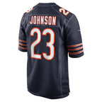C.Bears #23 Roschon Johnson Navy Team Game Stitched Football American Jersey