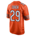C.Bears #29 Tarik Cohen Orange Alternate Game Stitched Football American Jersey