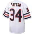 C.Bears #34 Walter Payton Mitchell & Ness White Big & Tall Retired Player Replica Stitched Football American Jersey