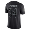 C.Bears #34 Walter Payton Retired Player RFLCTV Limited Jersey â€?Black Stitched Football American Jersey