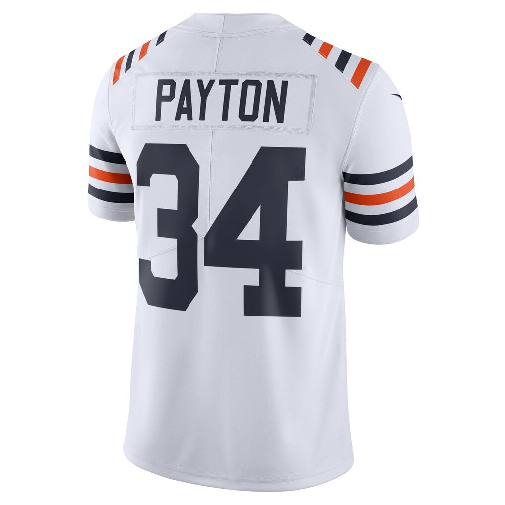 C.Bears #34 Walter Payton White 2019 100th Season Alternate Classic Retired Player Limited Stitched Football American Jersey