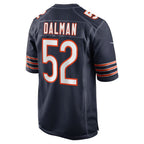 C.Bears #52 Drew Dalman Navy Team Game Stitched Football American Jersey