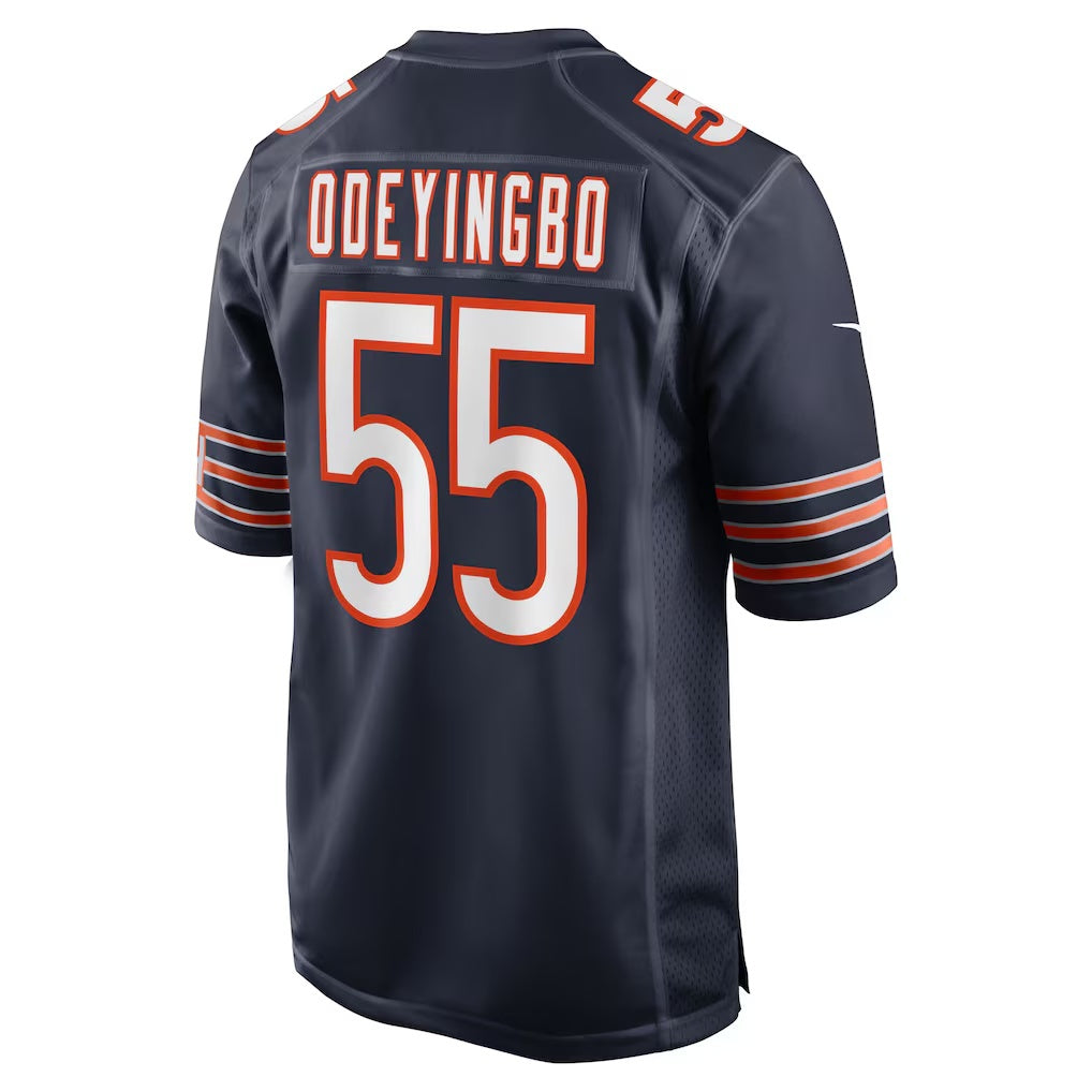 C.Bears #55 Dayo Odeyingbo Navy Team Game Stitched Football American Jersey