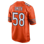 C.Bears #58 Roquan Smith Orange Alternate Game Stitched Football American Jersey