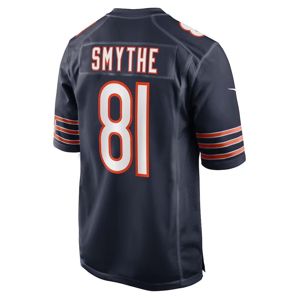 C.Bears #81 Durham Smythe Navy Team Game Stitched Football American Jersey