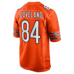 C.Bears #84 Colston Loveland Orange Alternate Game Player American Football Jerseys