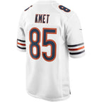 C.Bears #85 Cole Kmet White Player Game Stitched Football American Jersey