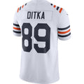 C.Bears #89 Mike Ditka White 100th Season Retired Limited Stitched Football American Jersey