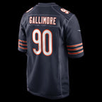 C.Bears #90 Neville Gallimore Navy Team Game Jersey