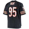C.Bears #95 Richard Dent Mitchell & Ness Navy Big & Tall Retired Player Replica Stitched Football American Jersey