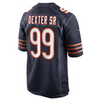 C.Bears #99 Gervon Dexter Sr. Navy Game Stitched Football American Jersey