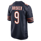 C.Bears #9 Jaquan Brisker Navy Game Player Stitched Football American Jersey