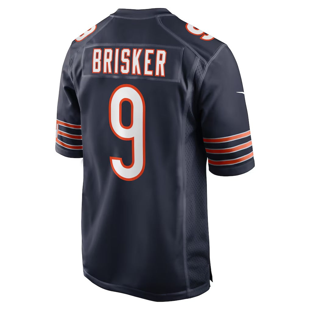 C.Bears #9 Jaquan Brisker Navy Game Player Stitched Football American Jersey