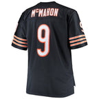 C.Bears #9 Jim McMahon Mitchell & Ness Navy Big & Tall Retired Player Replica Stitched Football American Jersey