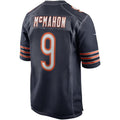 C.Bears #9 Jim McMahon Navy Game Retired Player Stitched Football American Jersey