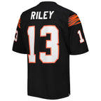 C.Bengals #13 Ken Riley Mitchell & Ness Black Authentic Throwback Retired Player Stitched Football American Jersey