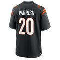 C.Bengals #20 Lemar Parrish Black Team Retired Game Football Jersey