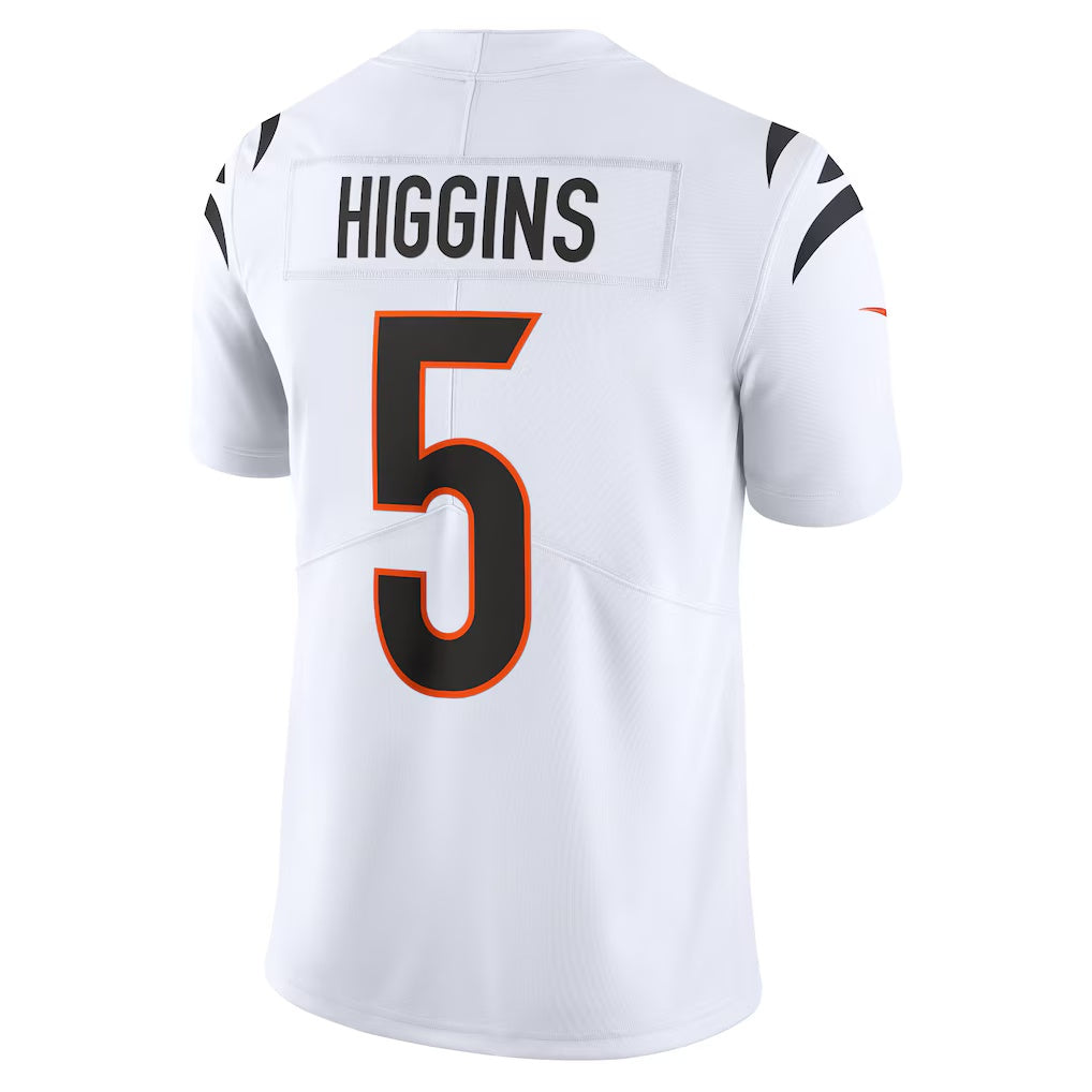C.Bengals #5 Tee Higgins White Vapor Untouchable Limited Stitched Football American Jersey