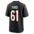 C.Bengals #61 Cody Ford Black Game Stitched Football American Jersey