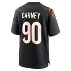 C.Bengals #90 Owen Carney Black Home Game Player Stitched Football American Jersey