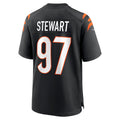 C.Bengals #97 Shemar Stewart Black Team Game Stitched Football American Jersey