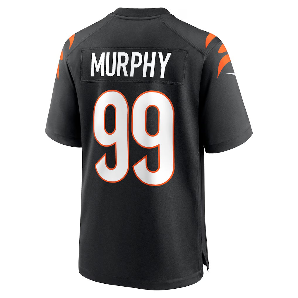 C.Bengals #99 Myles Murphy Black Game Stitched Football American Jersey