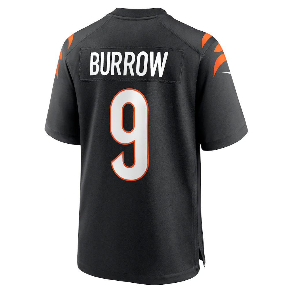 C.Bengals #9 Joe Burrow Black Player Game Stitched Football American Jersey