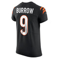 C.Bengals #9 Joe Burrow Black Vapor Elite  Stitched Football American Jersey