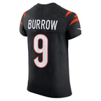 C.Bengals #9 Joe Burrow Black Vapor F.U.S.E. Elite Stitched Football American Jersey