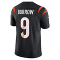 C.Bengals #9 Joe Burrow Black Vapor F.U.S.E. Limited Stitched Football American Jersey