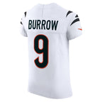 C.Bengals #9 Joe Burrow White Vapor F.U.S.E. Elite Stitched Football American Jersey