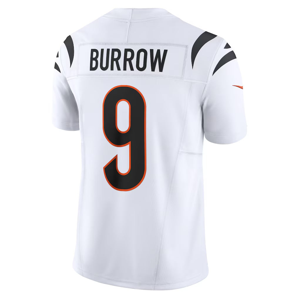 C.Bengals #9 Joe Burrow White Vapor F.U.S.E. Limited Stitched Football American Jersey