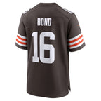 C.Browns #16 Isaiah Bond Brown Team Game Stitched Football American Jersey