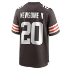 C.Browns #20 Greg Newsome II Brown Game Stitched Football American Jersey