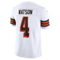 C.Browns #4 Deshaun Watson White 2021 Alternate Vapor Limited Stitched Football American Jersey