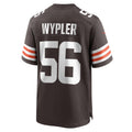 C.Browns #56 Luke Wypler Brown Team Game Stitched Football American Jersey