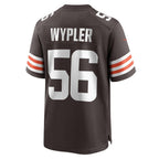 C.Browns #56 Luke Wypler Brown Team Game Stitched Football American Jersey