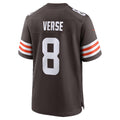 C.Browns #8 Jared Verse Brown Team Game Stitched American Football Jerseys
